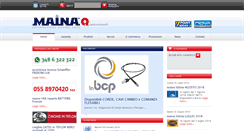 Desktop Screenshot of maina-spa.it