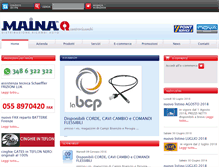 Tablet Screenshot of maina-spa.it